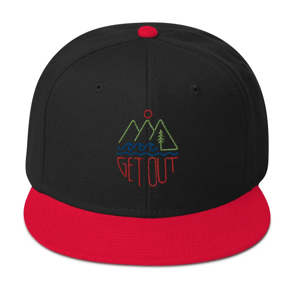Get Out Snapback Hat 3