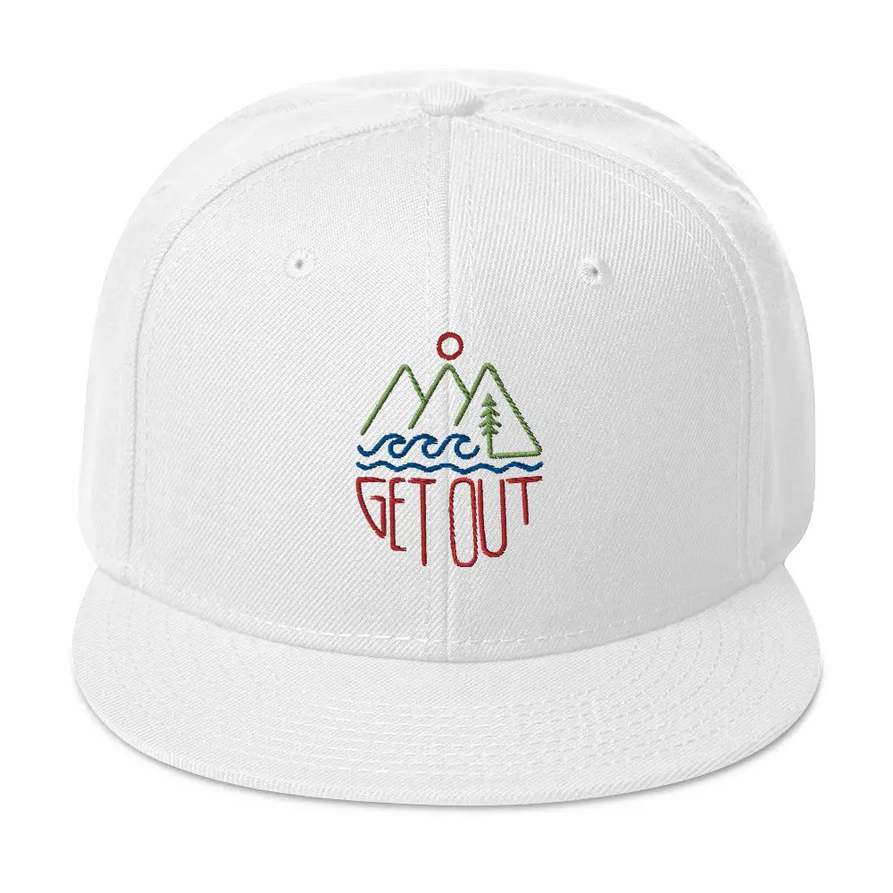 Get Out Snapback Hat 10