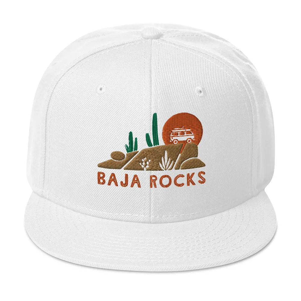 Baja Rocks Snapback Hat 4