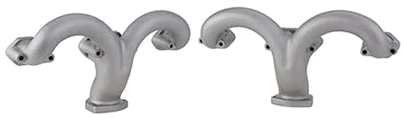Ram Horn Exhaust Manifolds – Cast Iron, Dual-Outlet Design, Part So001-60707 1