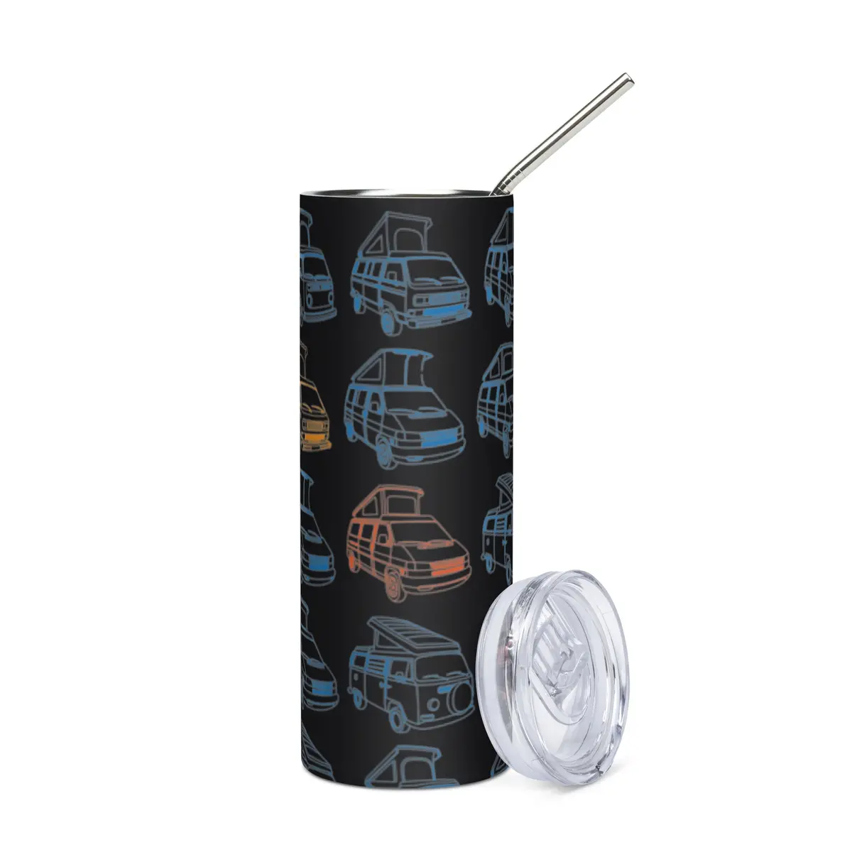 Rainbow Tile Stainless Steel Tumbler 1