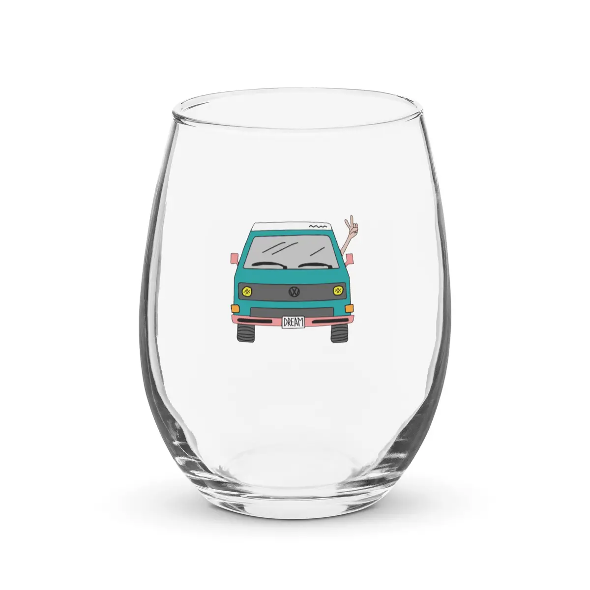 Dream Machine Stemless Wine Glass 1