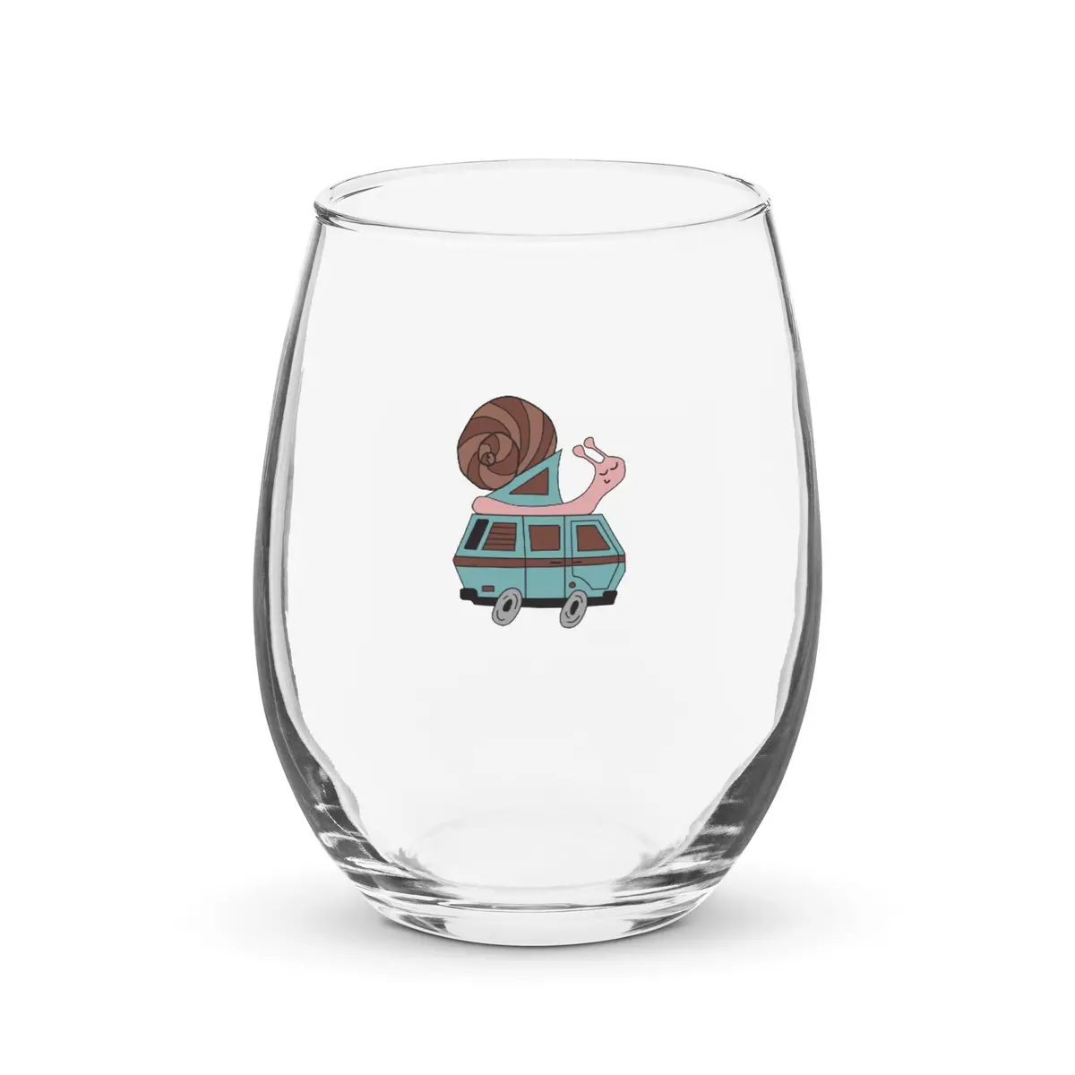 Sally Snail Stemless Wine Glass 1