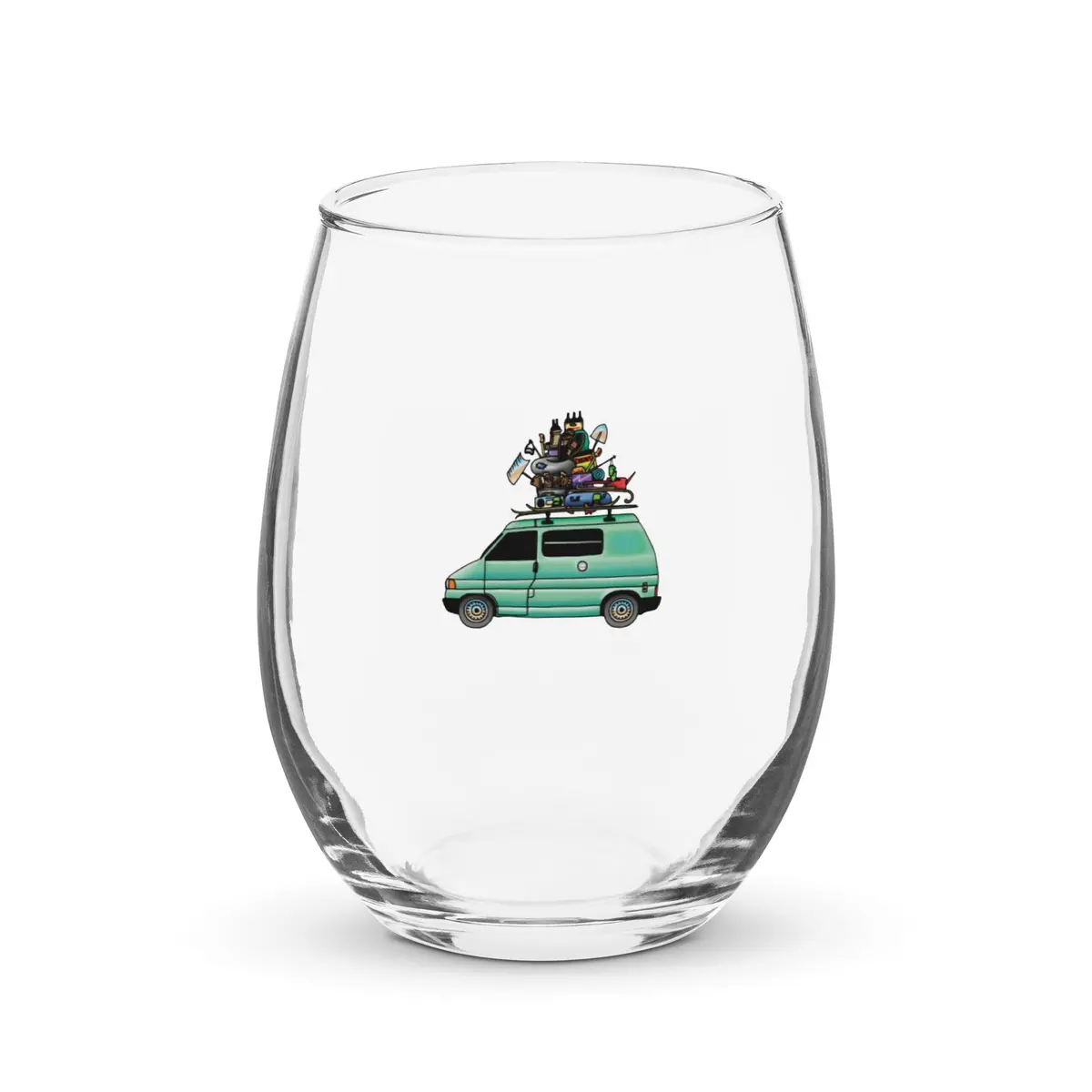 Rad Eurovan Stemless Wine Glass 1