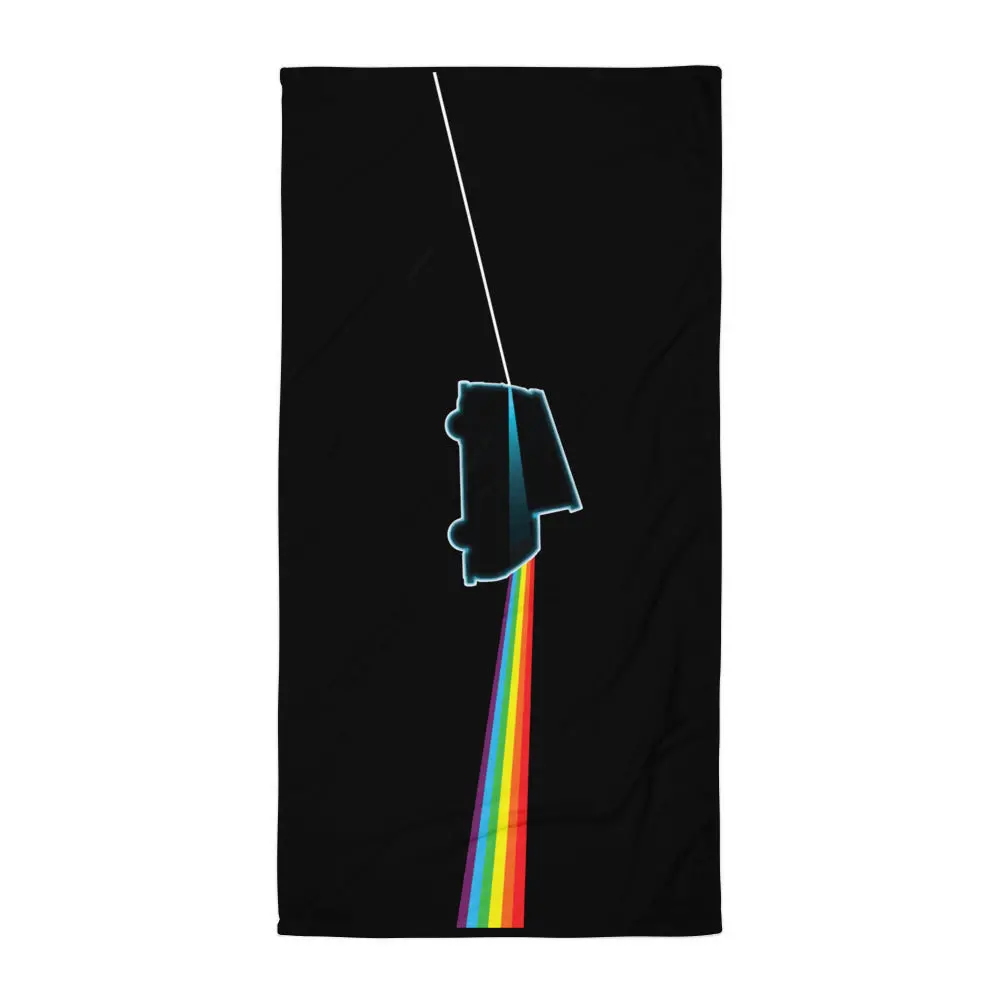 Dark Side Of The Bus Beach Towel 1