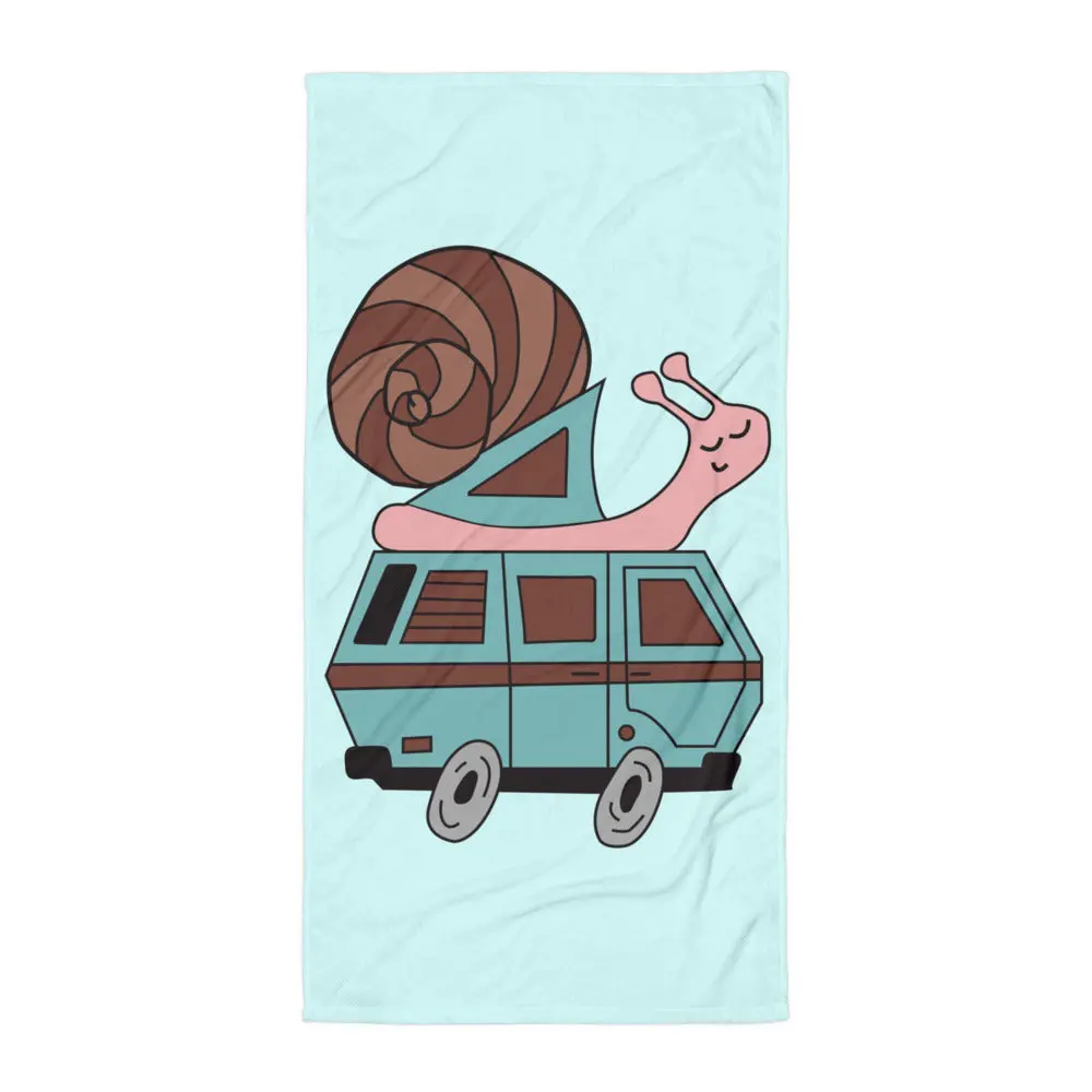 Sally Snail Beach Towel 1