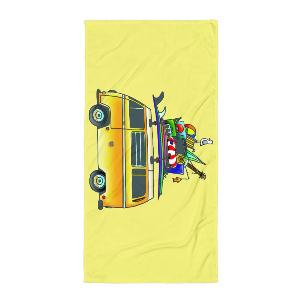 Rad Bus Beach Towel 1