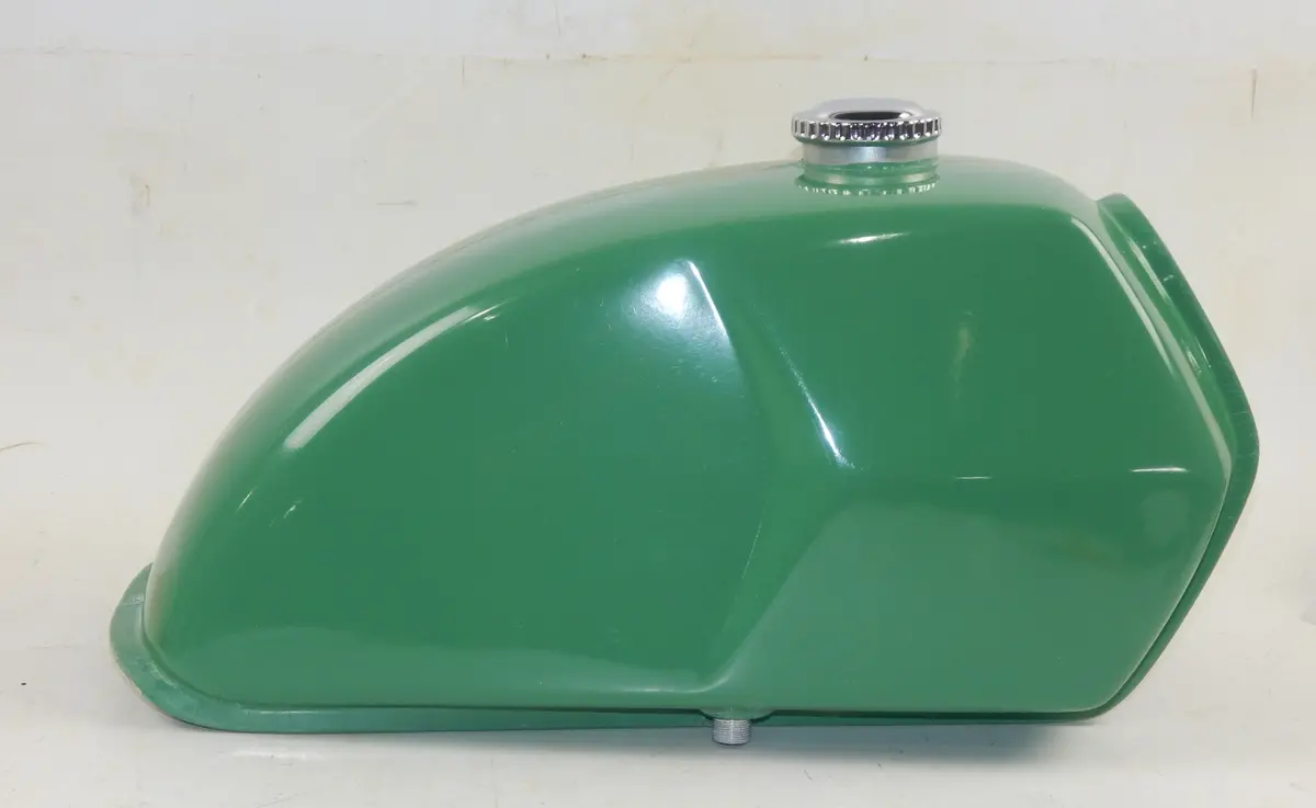 1971-1973 Ktm Penton Gs 125 Fiberglass Green Gas Tank Petrol Reservoir + Cap 1