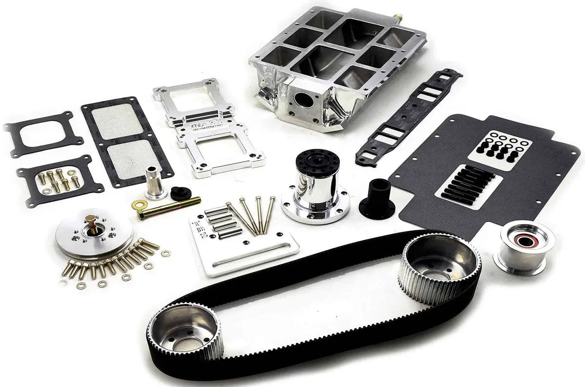 6-71 Supercharger Drive Kit – Billet Aluminum Blower Pulley System, B2615 1