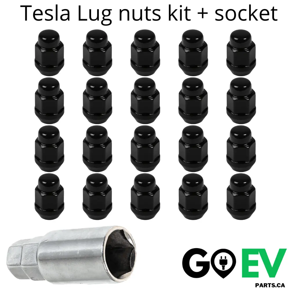 Tesla: Complete Lug Nuts Set + Sockets 1