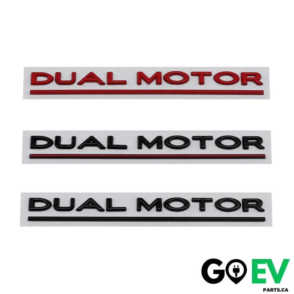 Tesla Dual Motor Badge 1