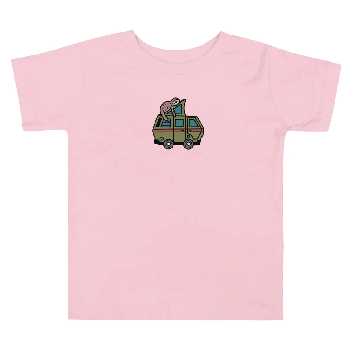 Adorable Stewie Sloth Design Toddler T-Shirt - Image 3