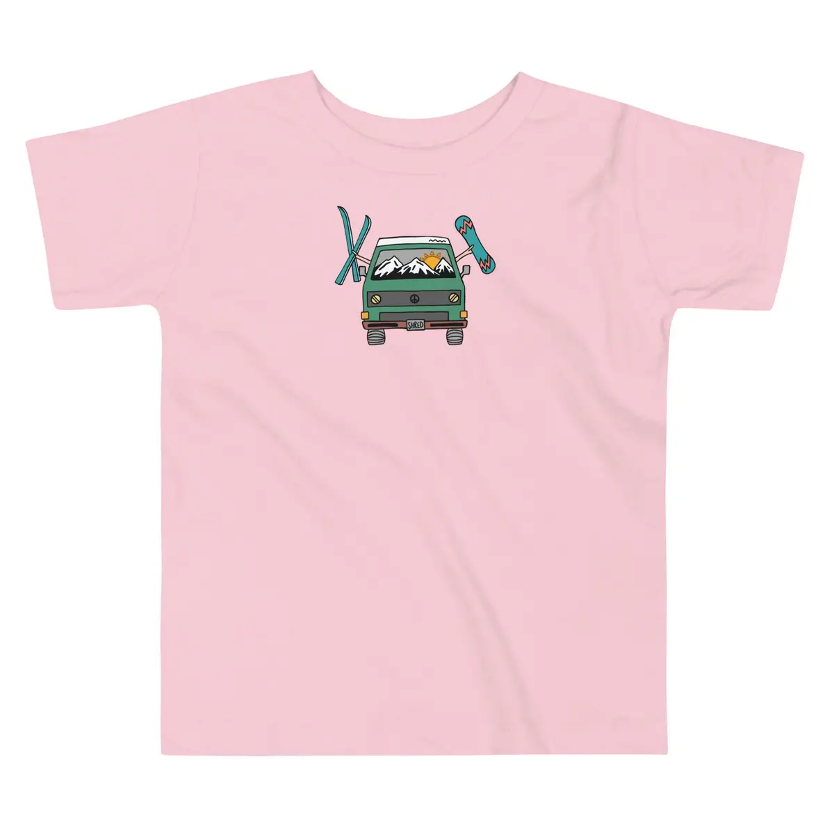 Shred Van Kids Graphic T-Shirt - Image 4