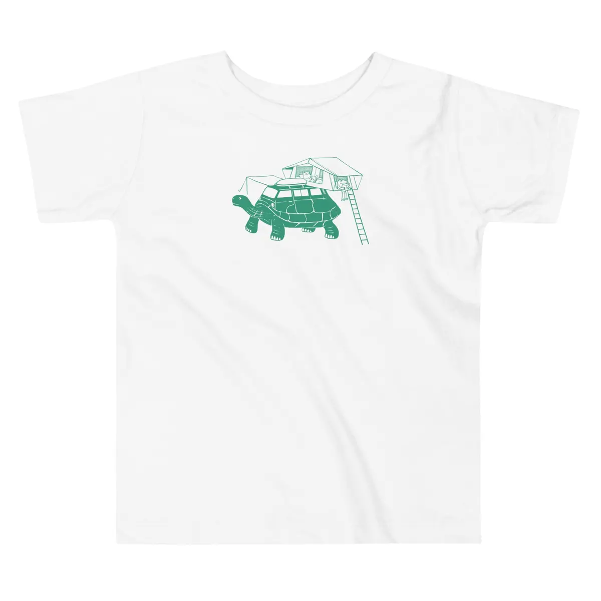 Vanimal Turtle Toddler T-Shirt with Playful Tin-Top Design