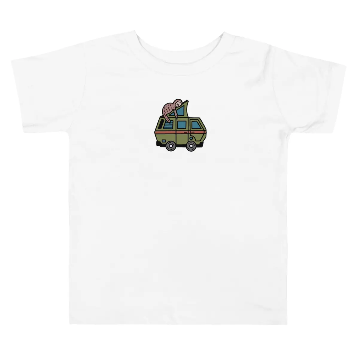 Adorable Stewie Sloth Design Toddler T-Shirt - Image 4