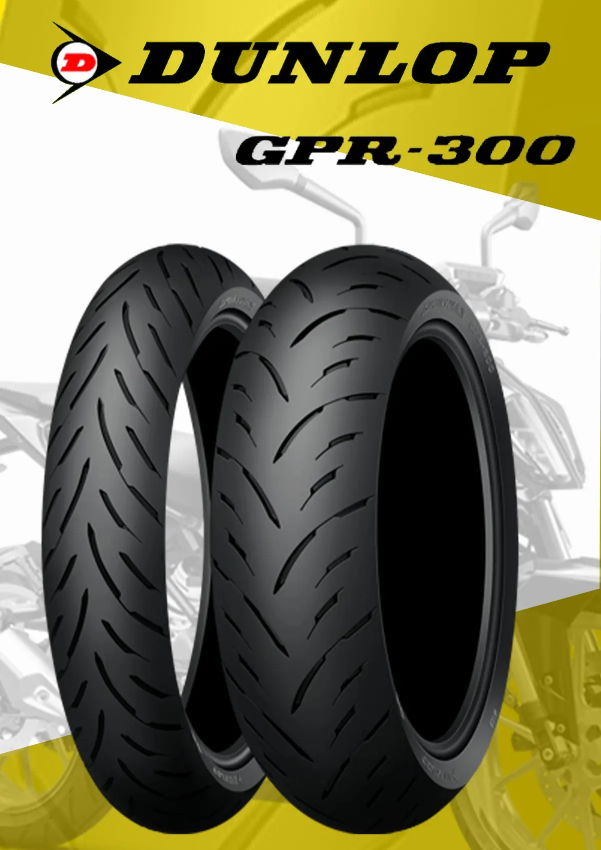 Dunlop Gpr 300 120/70-17 & 160/60-17 Combo 1