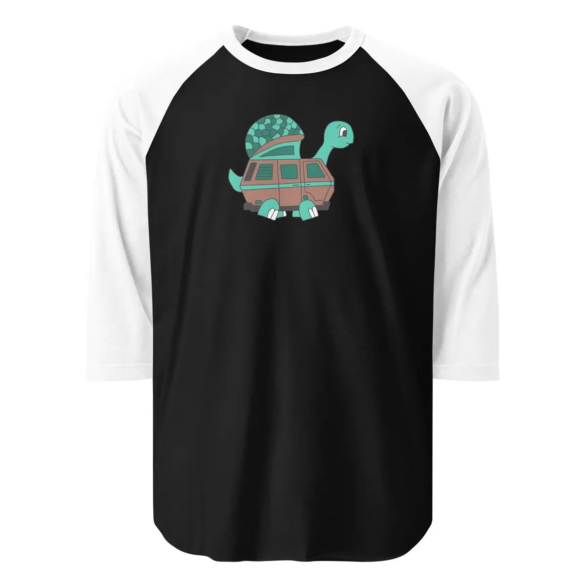 Tom Turtle Raglan Baseball T-Shirt 1