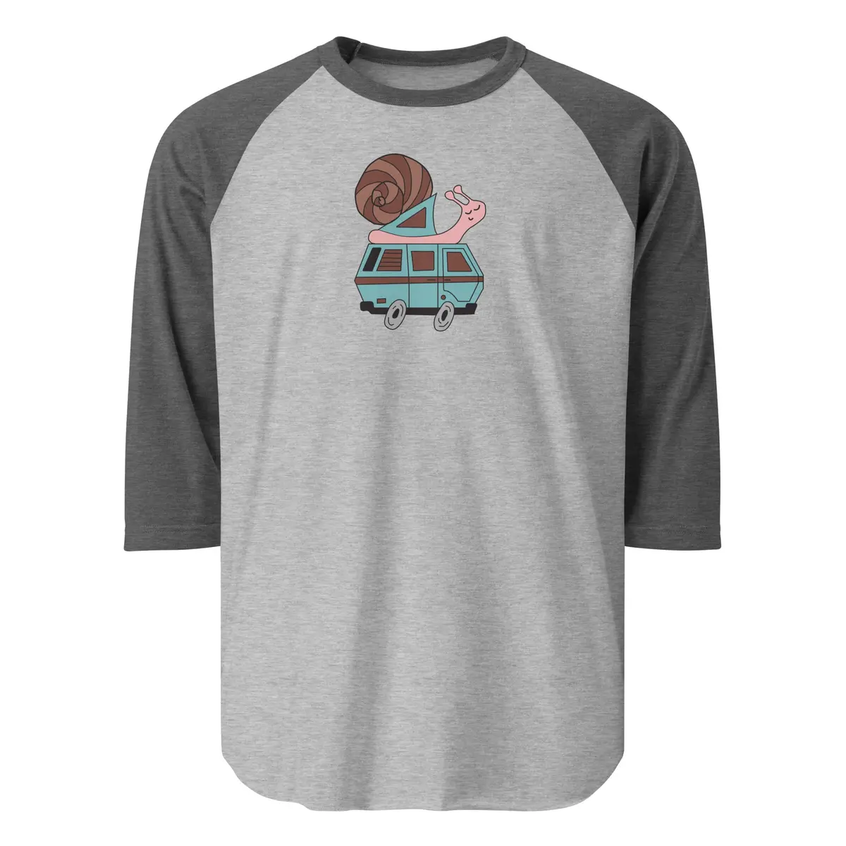 Sally Snail Raglan T-Shirt – Unisex Baseball-Style Top