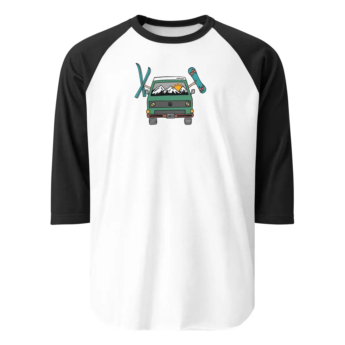 Shred Van Raglan T-Shirt