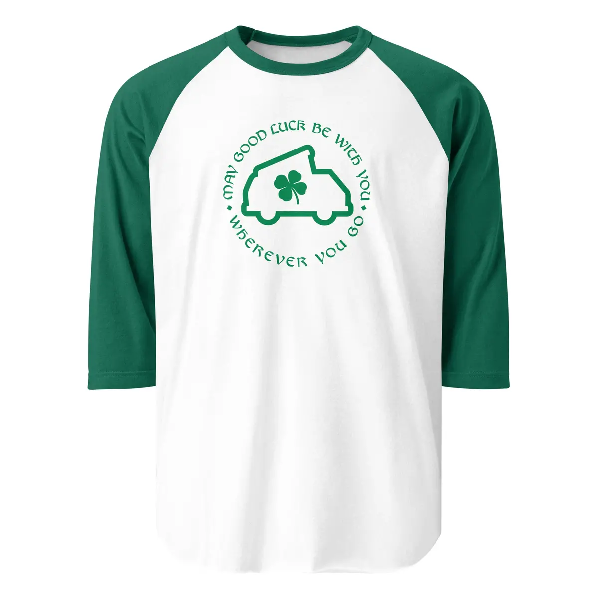 Lucky Westy Baseball-Style Raglan T-Shirt