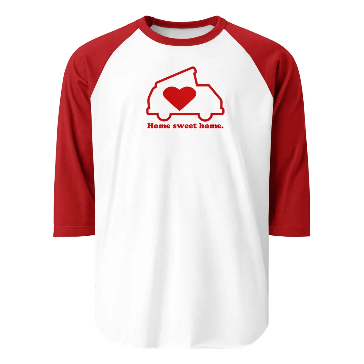 Classic Home Sweet Home Raglan Baseball Tee