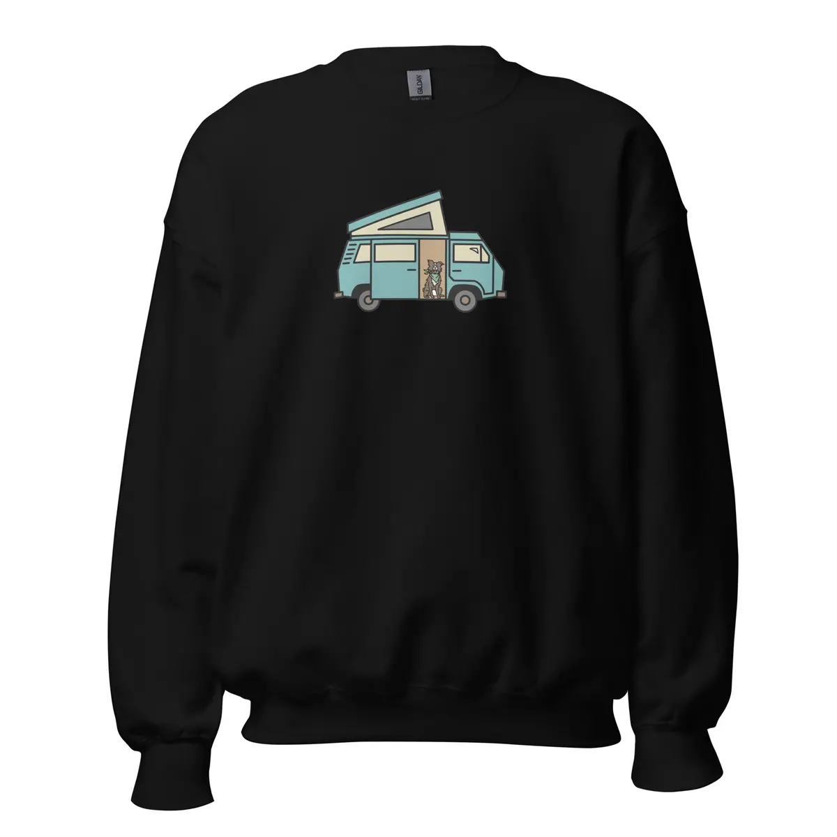 Dog In Van Unisex Sweatshirt 2