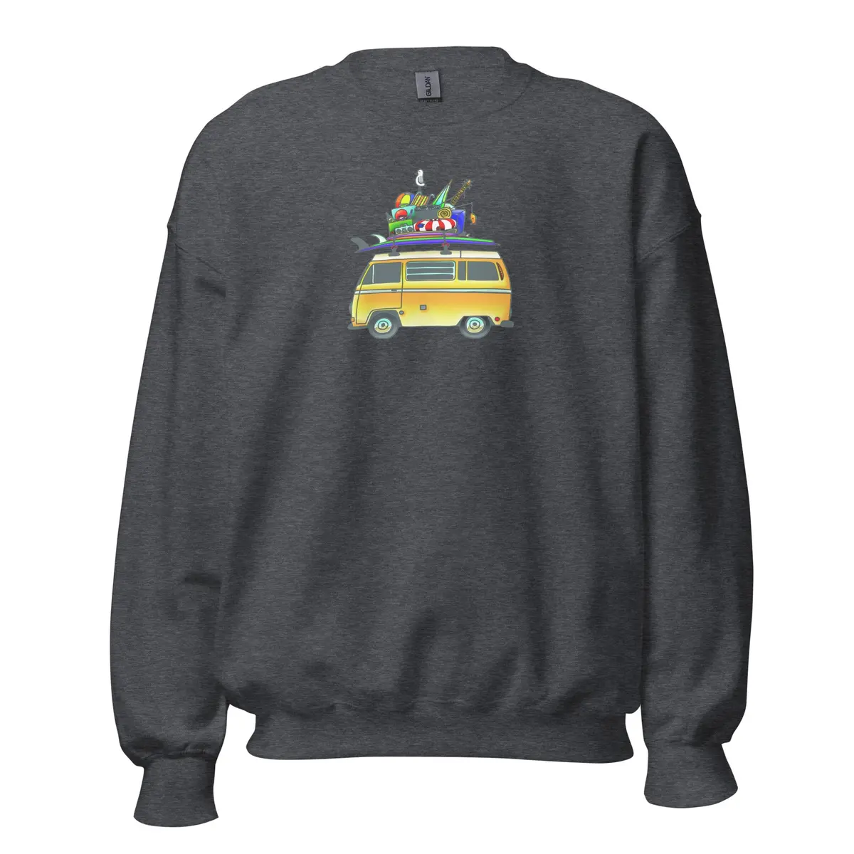 Rad Bus Classic Unisex Hooded Sweatshirt - Image 4