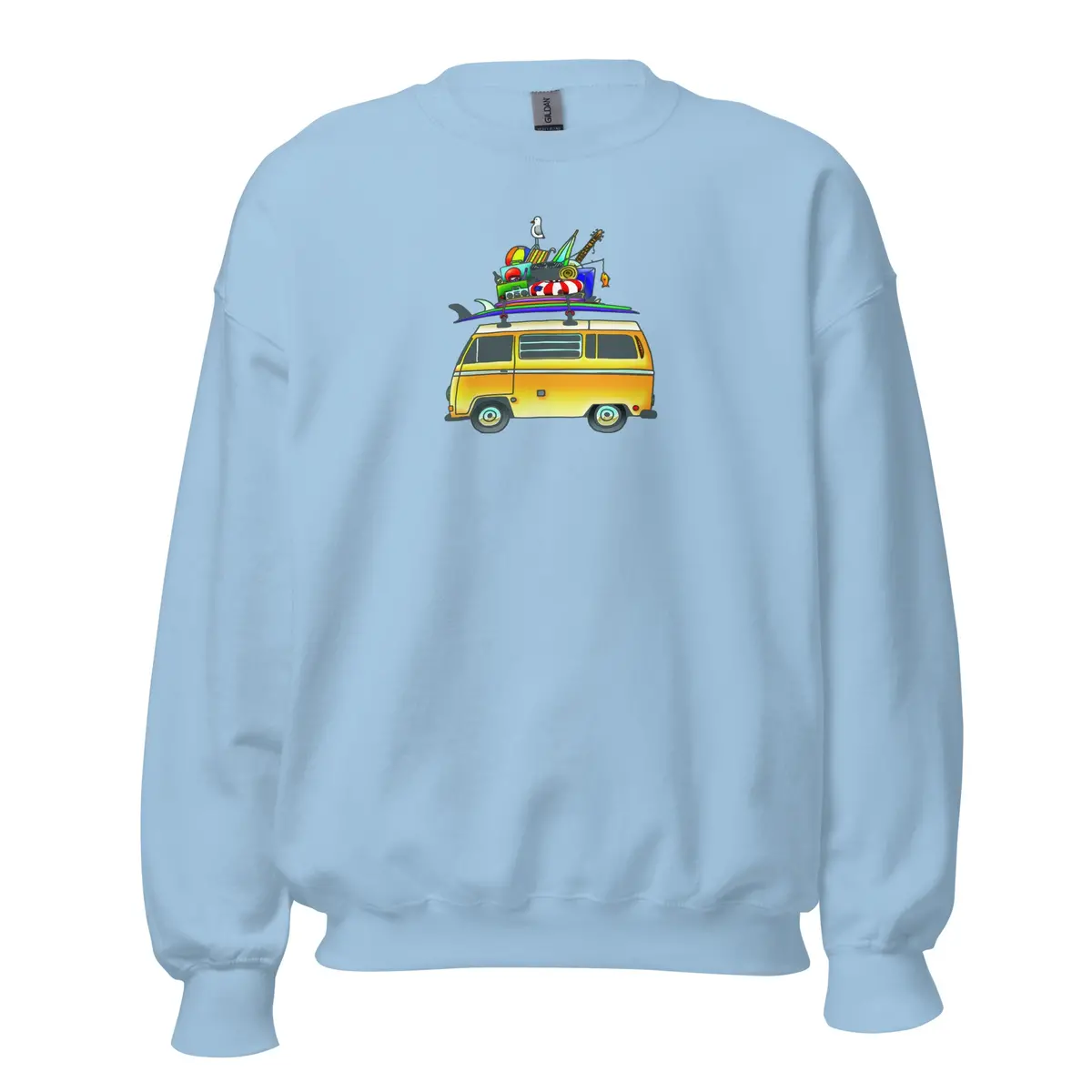 Rad Bus Classic Unisex Hooded Sweatshirt - Image 7