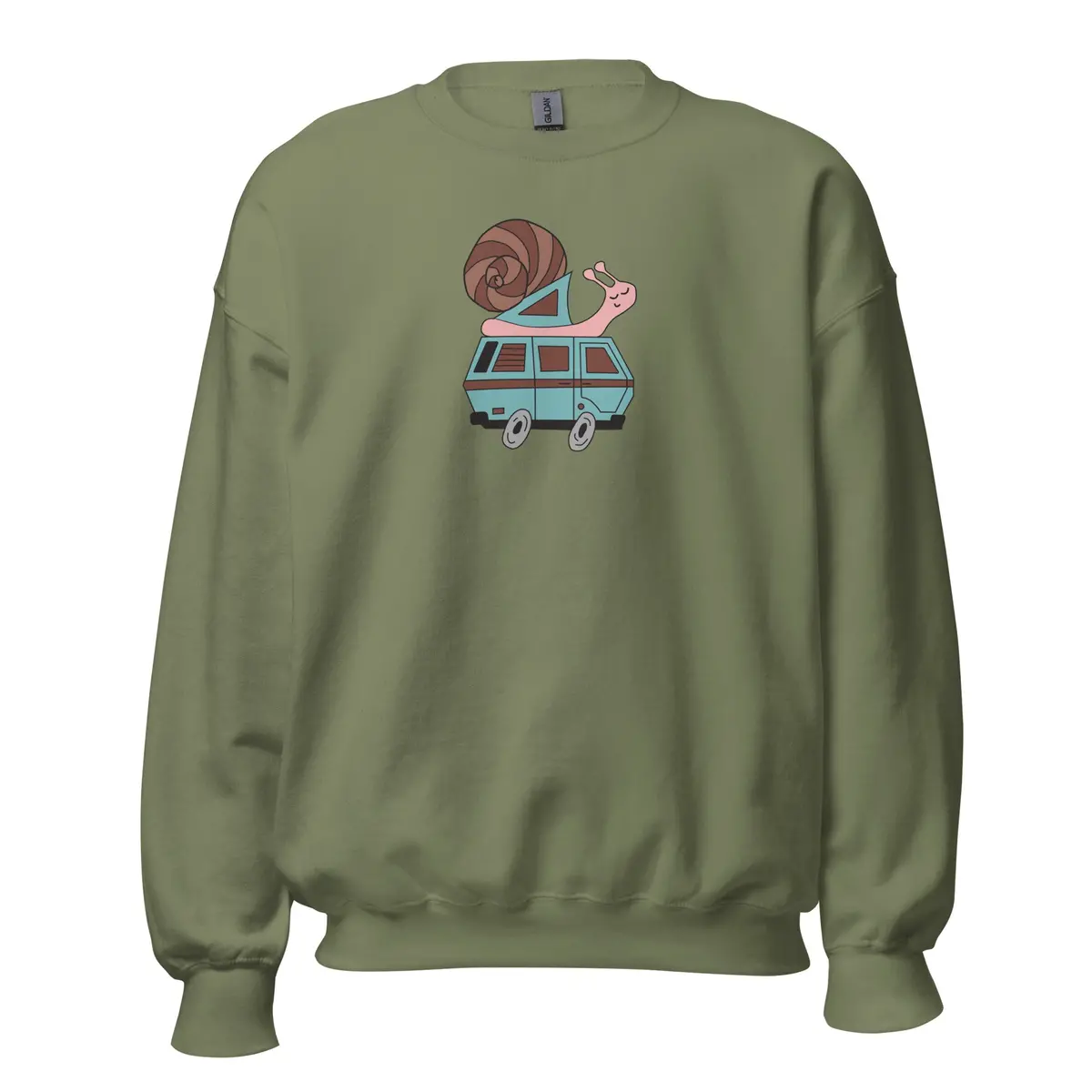 Sally Snail Soft-Fleece Unisex Sweatshirt - Image 5