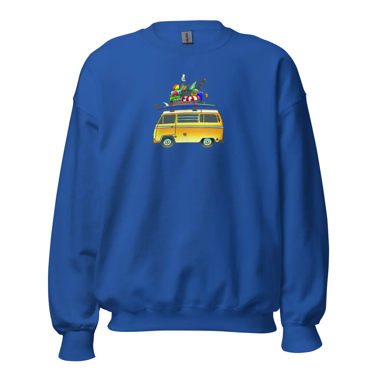 Rad Bus Classic Unisex Hooded Sweatshirt - Image 5