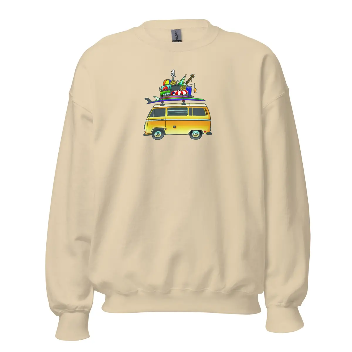Rad Bus Classic Unisex Hooded Sweatshirt - Image 9