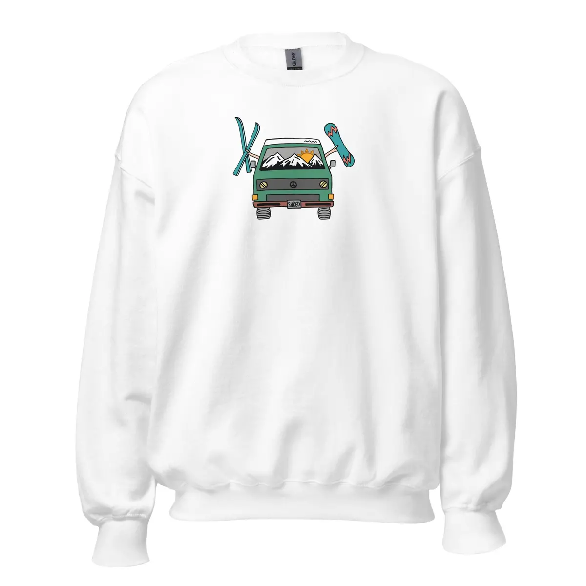 Shred Van Unisex Hooded Sweatshirt