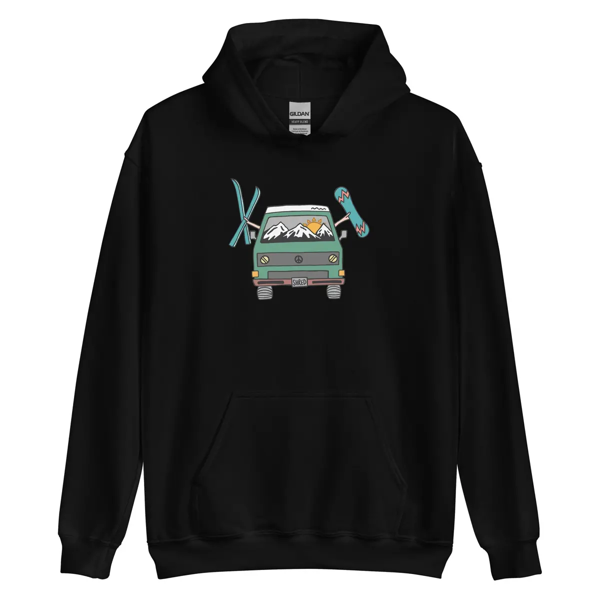 Shred Van Unisex Hoodie 2