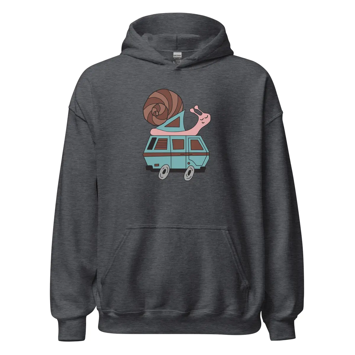 Sally Snail Casual Unisex Pullover Hoodie - Image 4