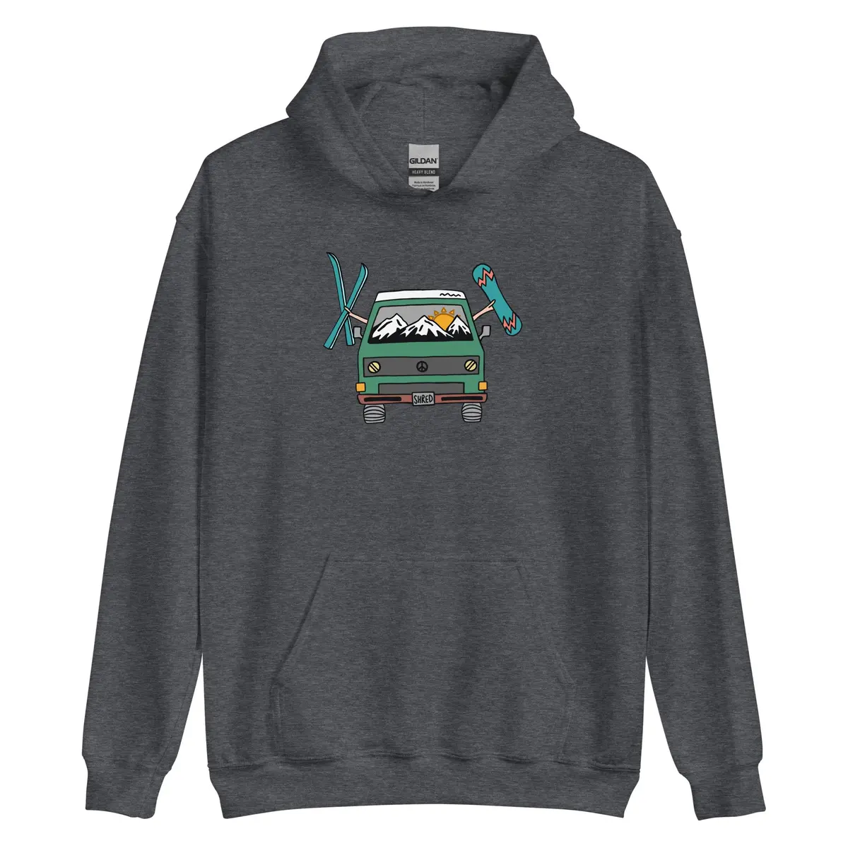 Unisex Shred Van Pullover Hoodie - Image 6