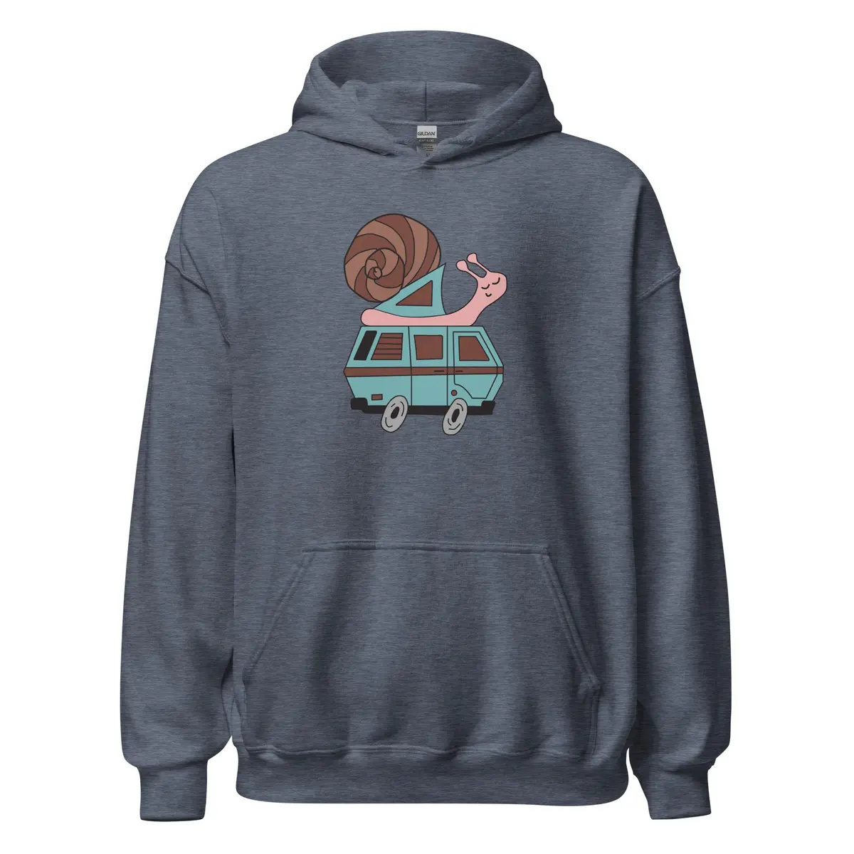 Sally Snail Casual Unisex Pullover Hoodie - Image 5