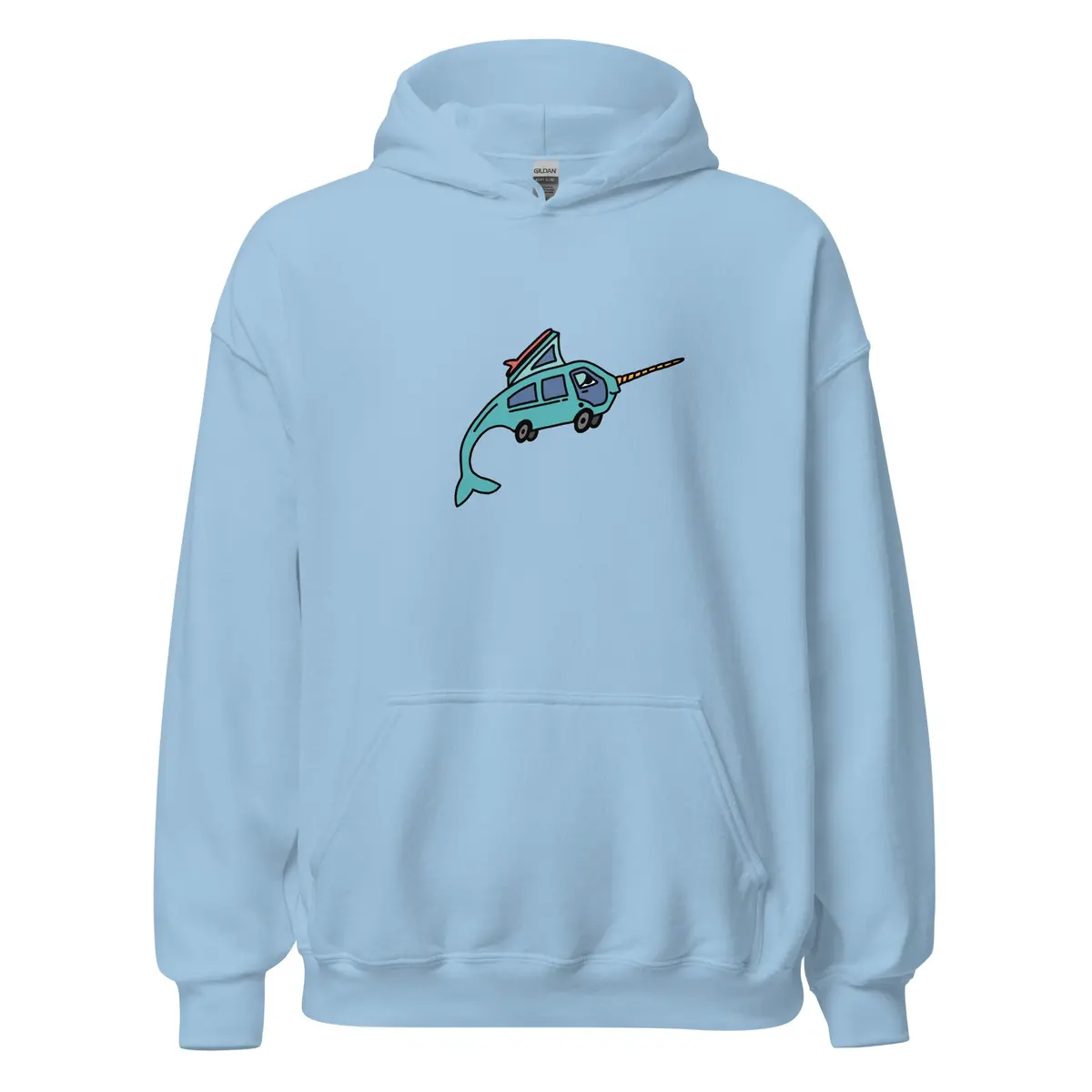Narwhal Ned Unisex Pullover Hoodie