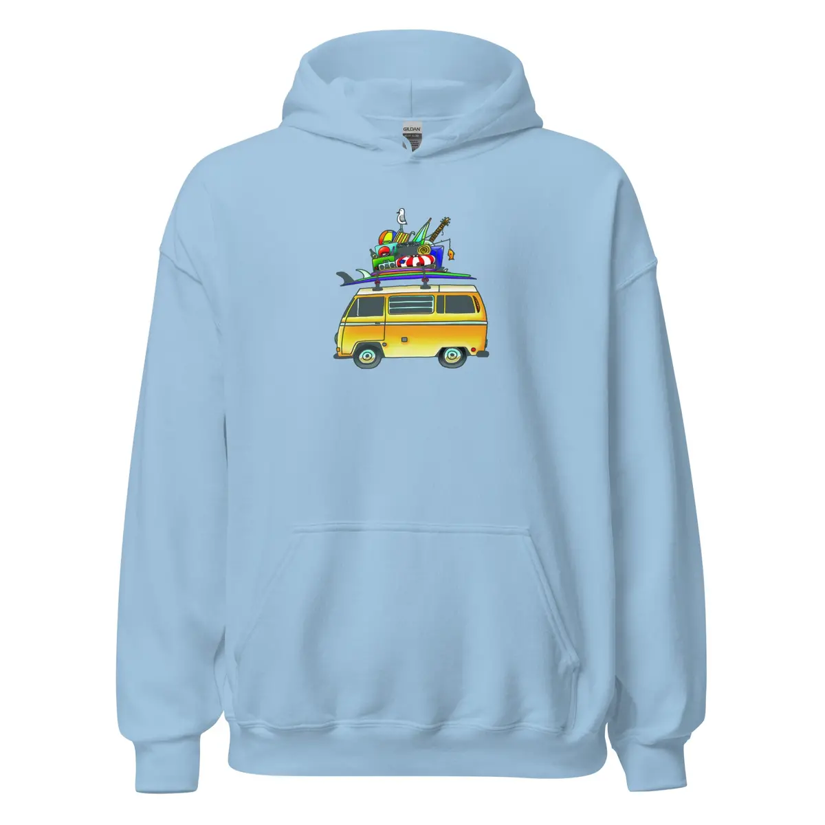 Unisex Rad Bus Hoodie – Comfortable Streetwear Sweatshirt