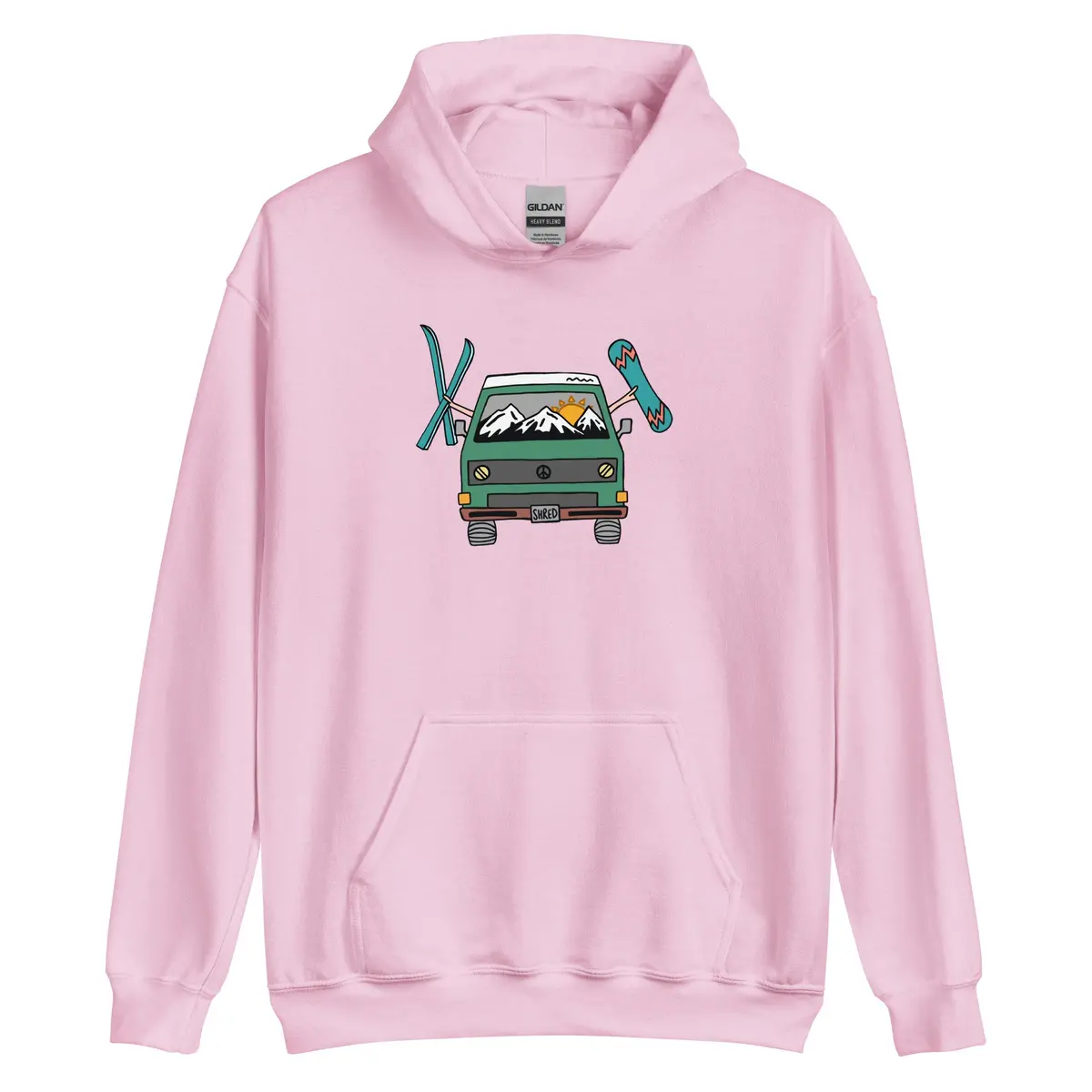 Unisex Shred Van Pullover Hoodie - Image 8