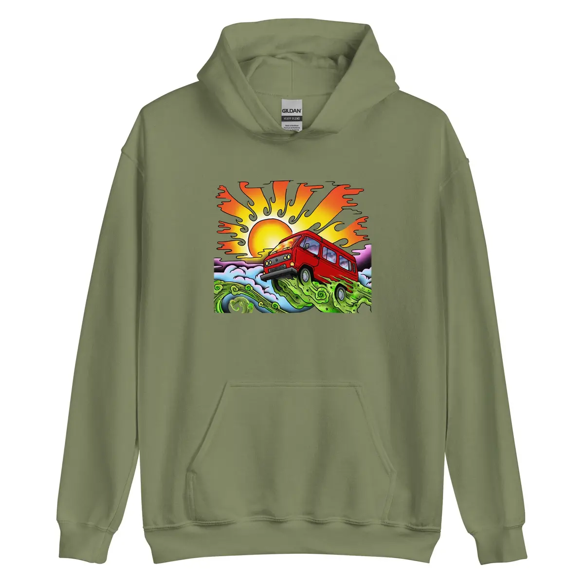 Van and Sun Unisex Hoodie - Image 7
