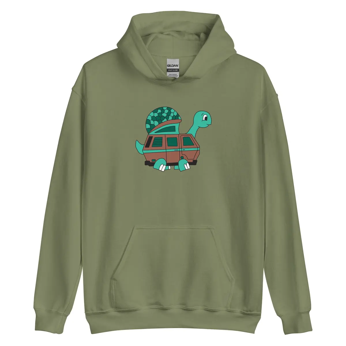 Tom the Turtle Hoodie – Gender-Neutral Pullover Sweatshirt