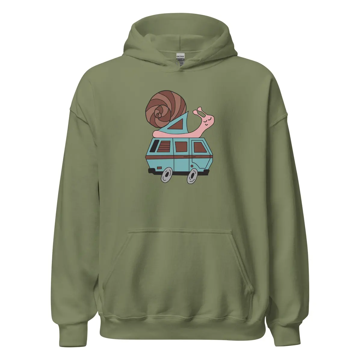 Sally Snail Casual Unisex Pullover Hoodie - Image 6