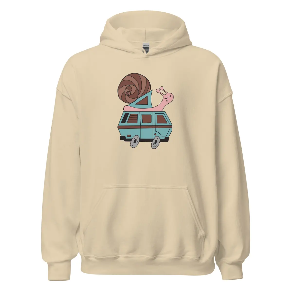 Sally Snail Casual Unisex Pullover Hoodie - Image 9