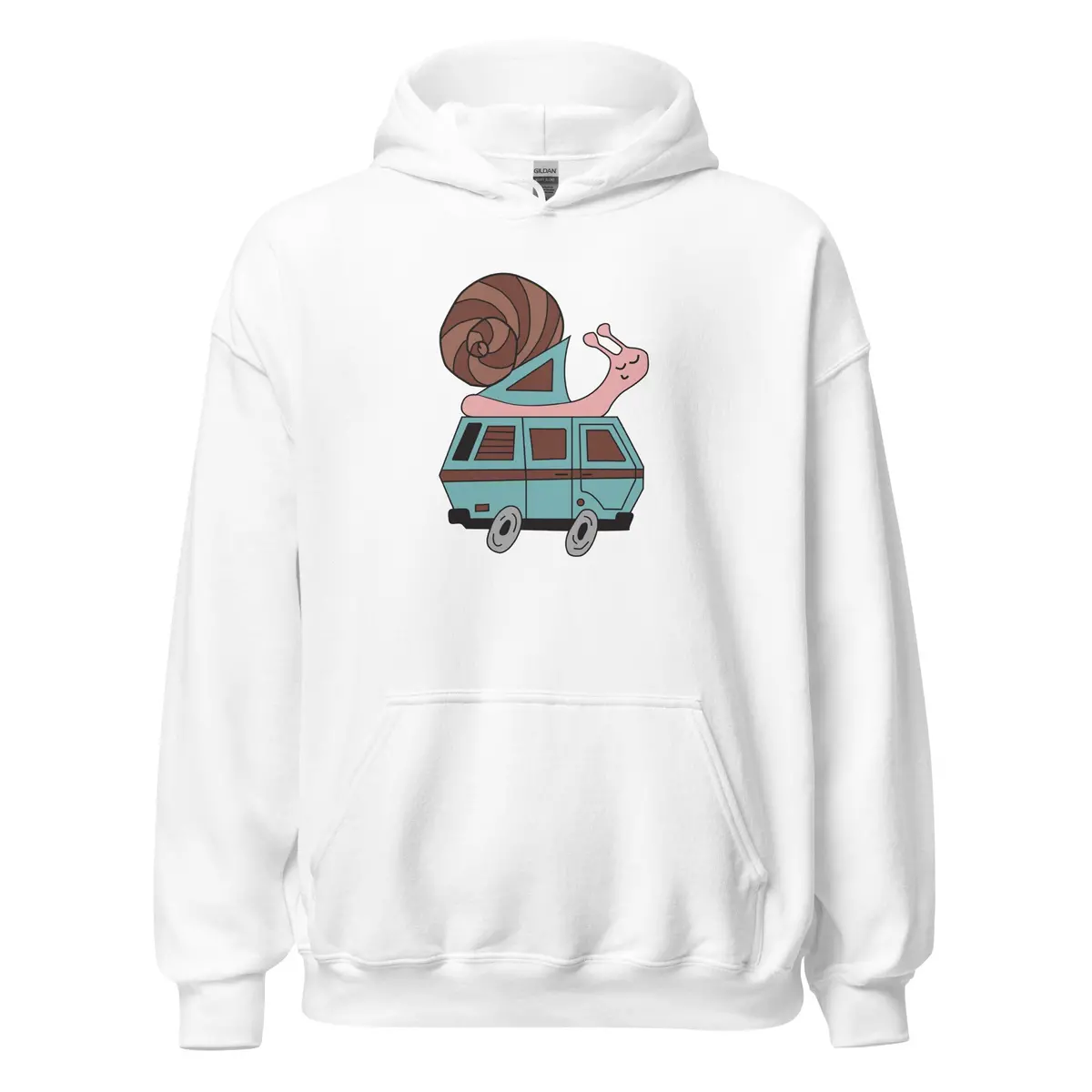 Sally Snail Casual Unisex Pullover Hoodie - Image 11