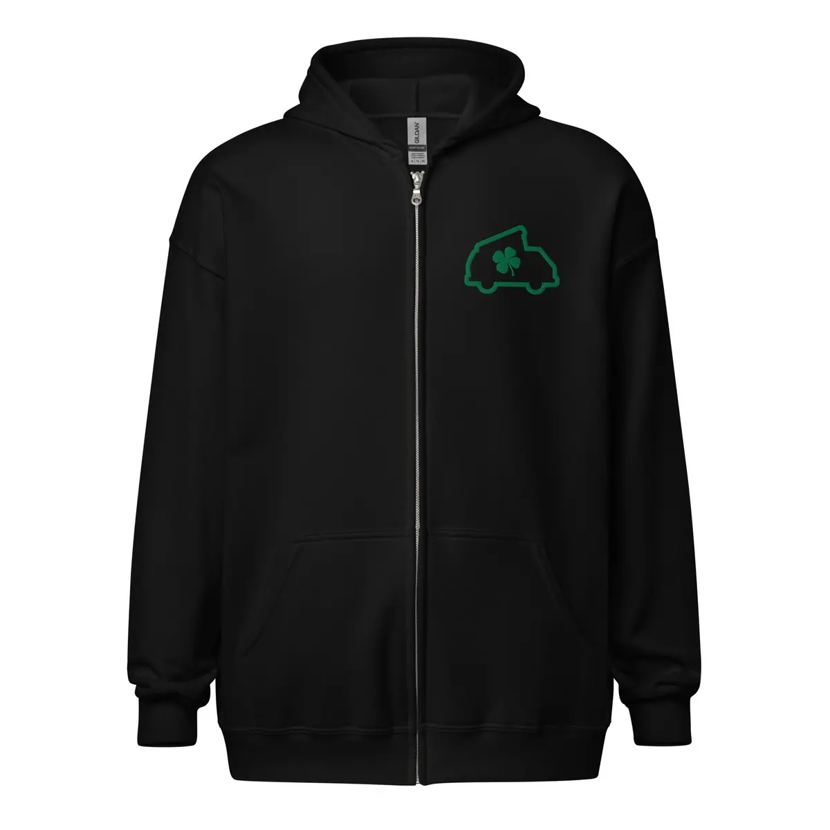 Lucky Westy Unisex Zip-Up Hoodie 1