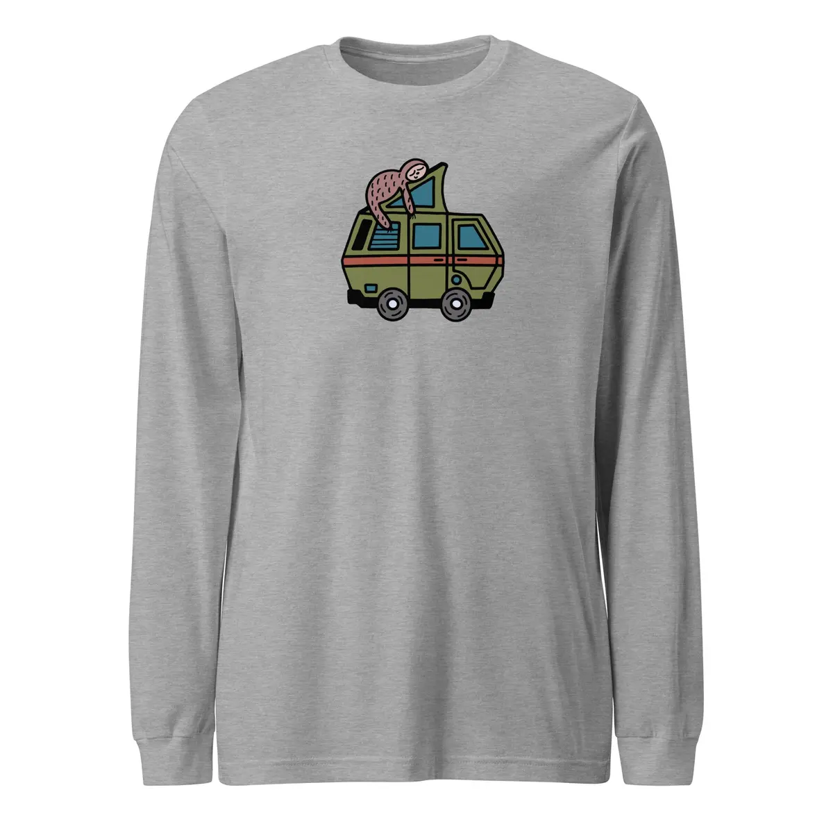 Stewie the Sloth Graphic Long Sleeve T-Shirt - Image 6