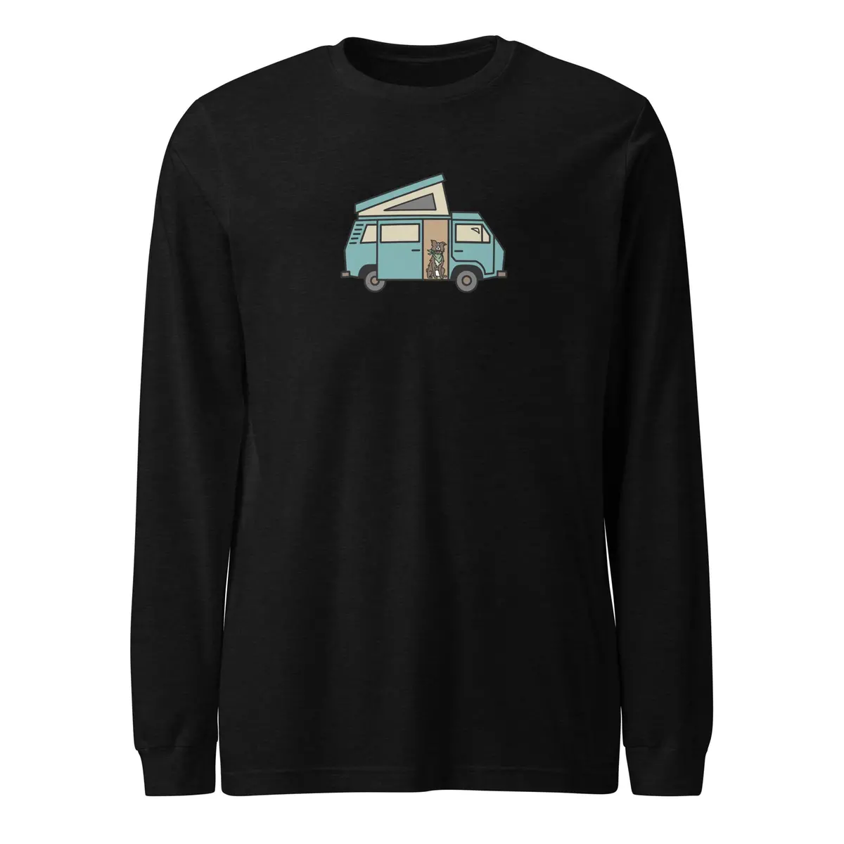Dog In Van Long Sleeve T-Shirt 2