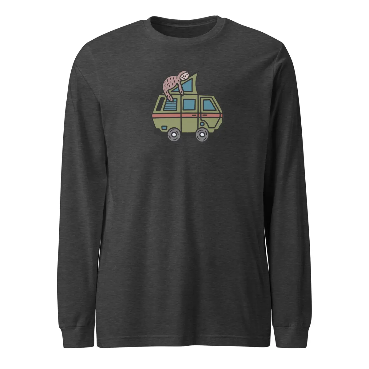 Stewie the Sloth Graphic Long Sleeve T-Shirt - Image 4