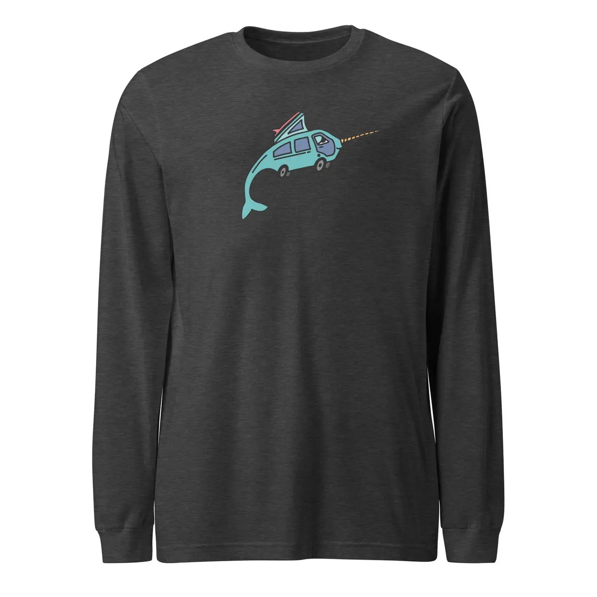 Eco-Friendly Narwhal Ned Long Sleeve T-Shirt - Image 5