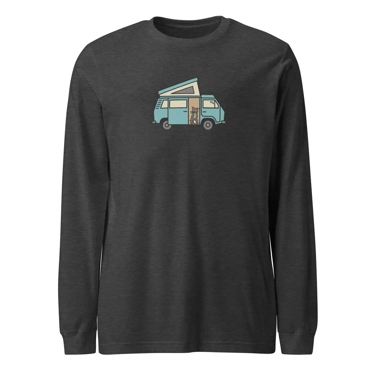 Dog and Van Inspired Long Sleeve T-Shirt - Image 5